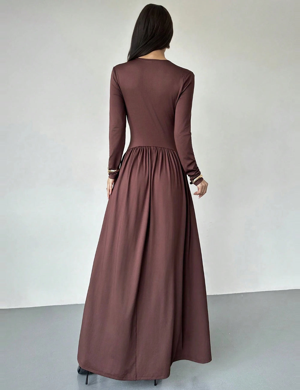 Rochie maxi Shein, maro