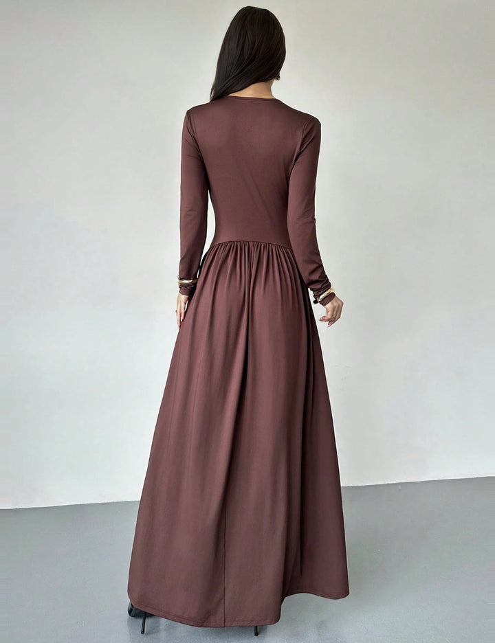 Rochie maxi Shein, maro