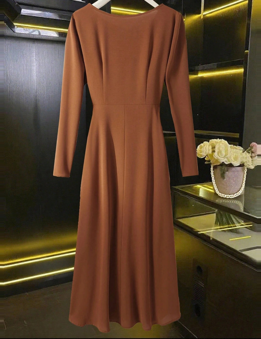 Rochie maxi Shein, maro