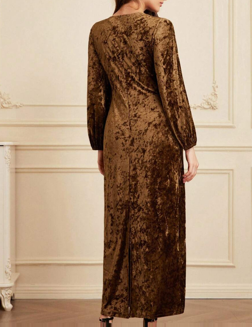 Rochie maxi Shein, maro