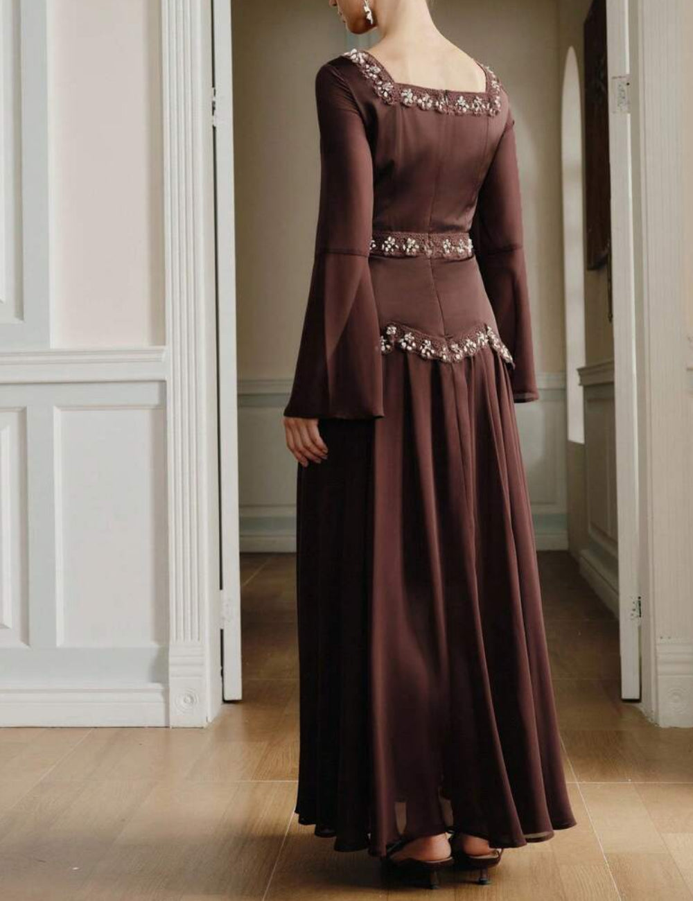 Rochie maxi Shein Anewsta, maro