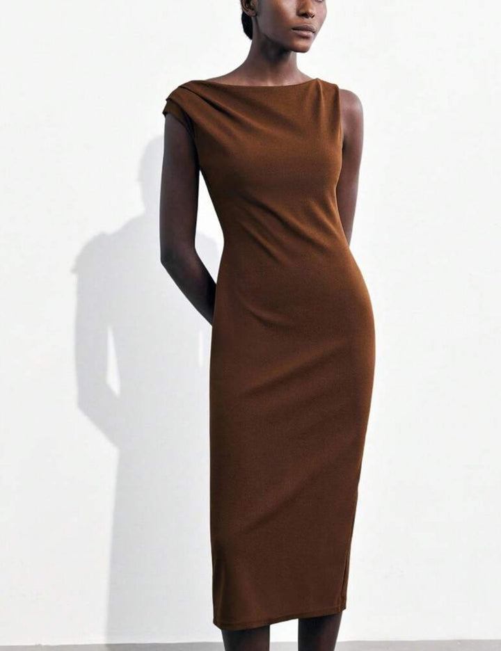 Rochie maxi Shein, maro