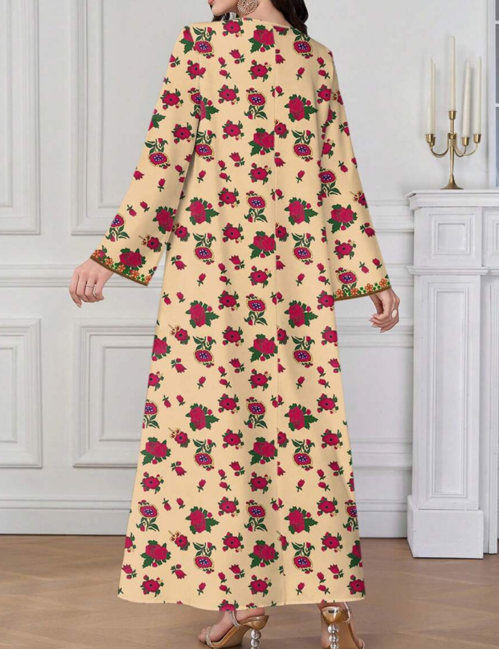 Rochie maxi Shein, mix culori