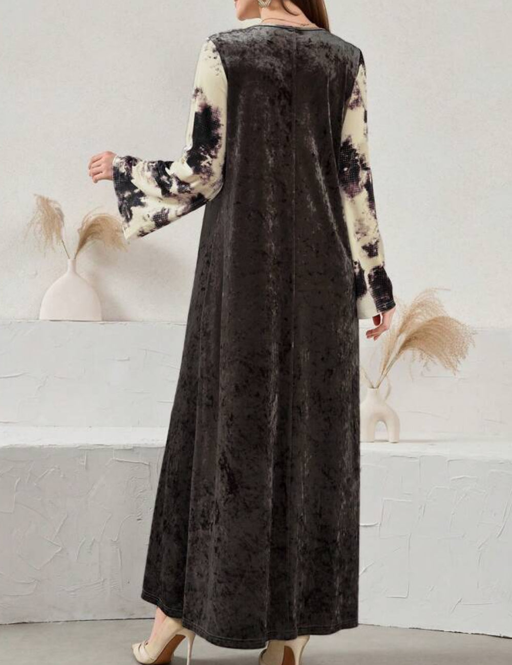 Rochie maxi Shein, mix culori