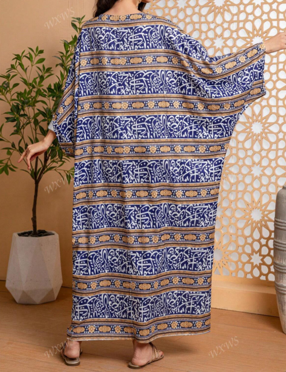 Rochie maxi Shein, mix culori