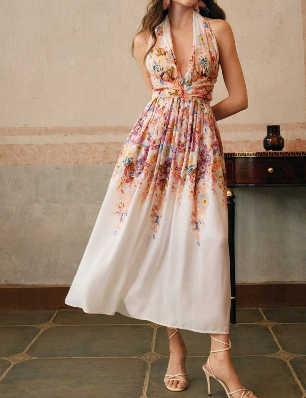 Rochie maxi Shein Anewsta, mix culori