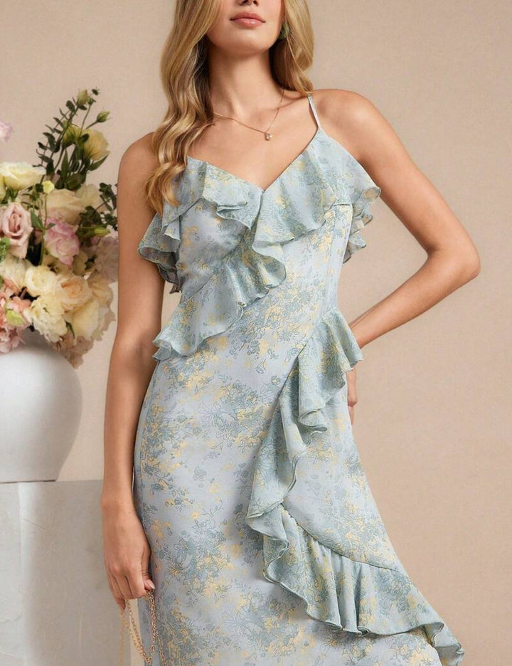 Rochie maxi Shein, mix culori