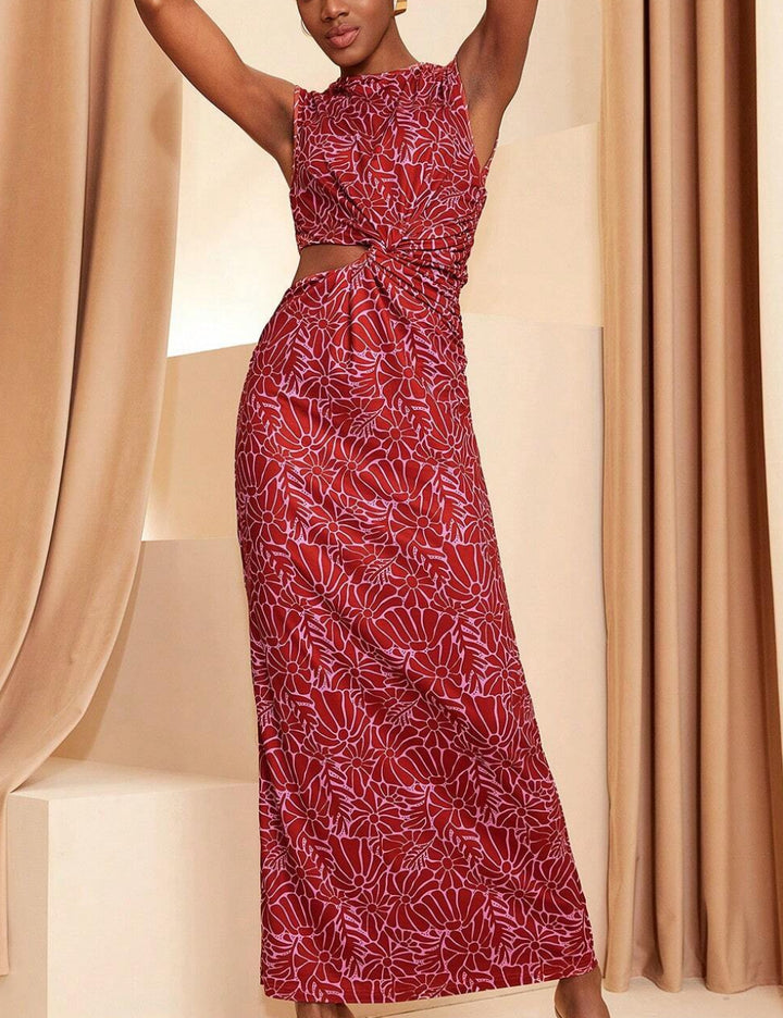 Rochie maxi Shein, mix culori