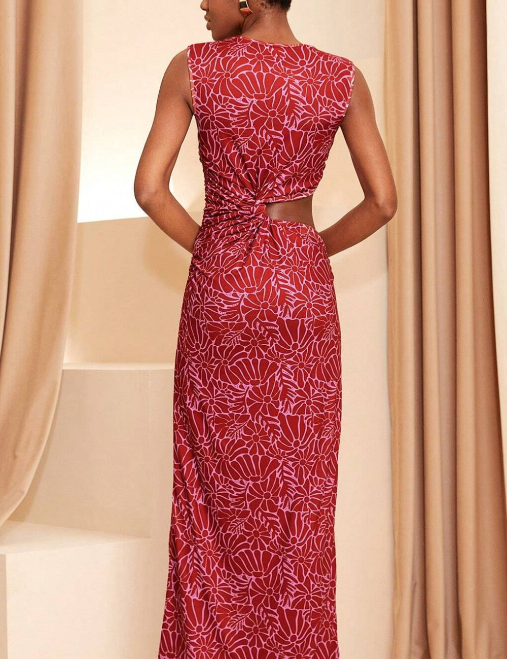 Rochie maxi Shein, mix culori