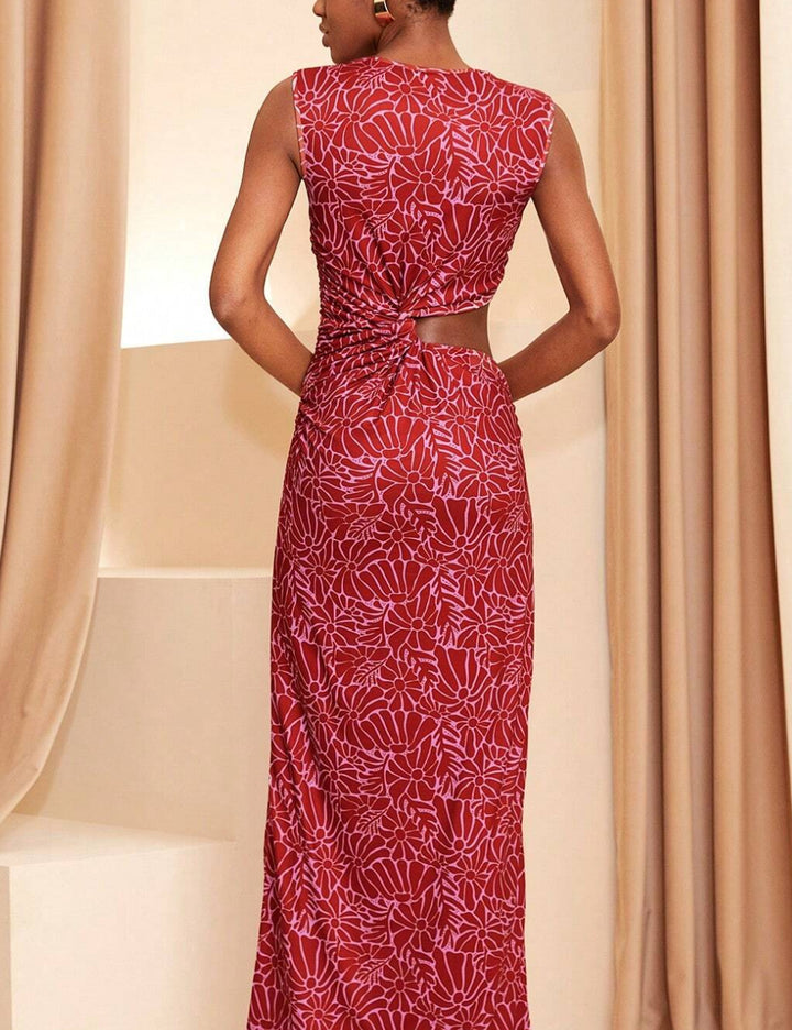 Rochie maxi Shein, mix culori