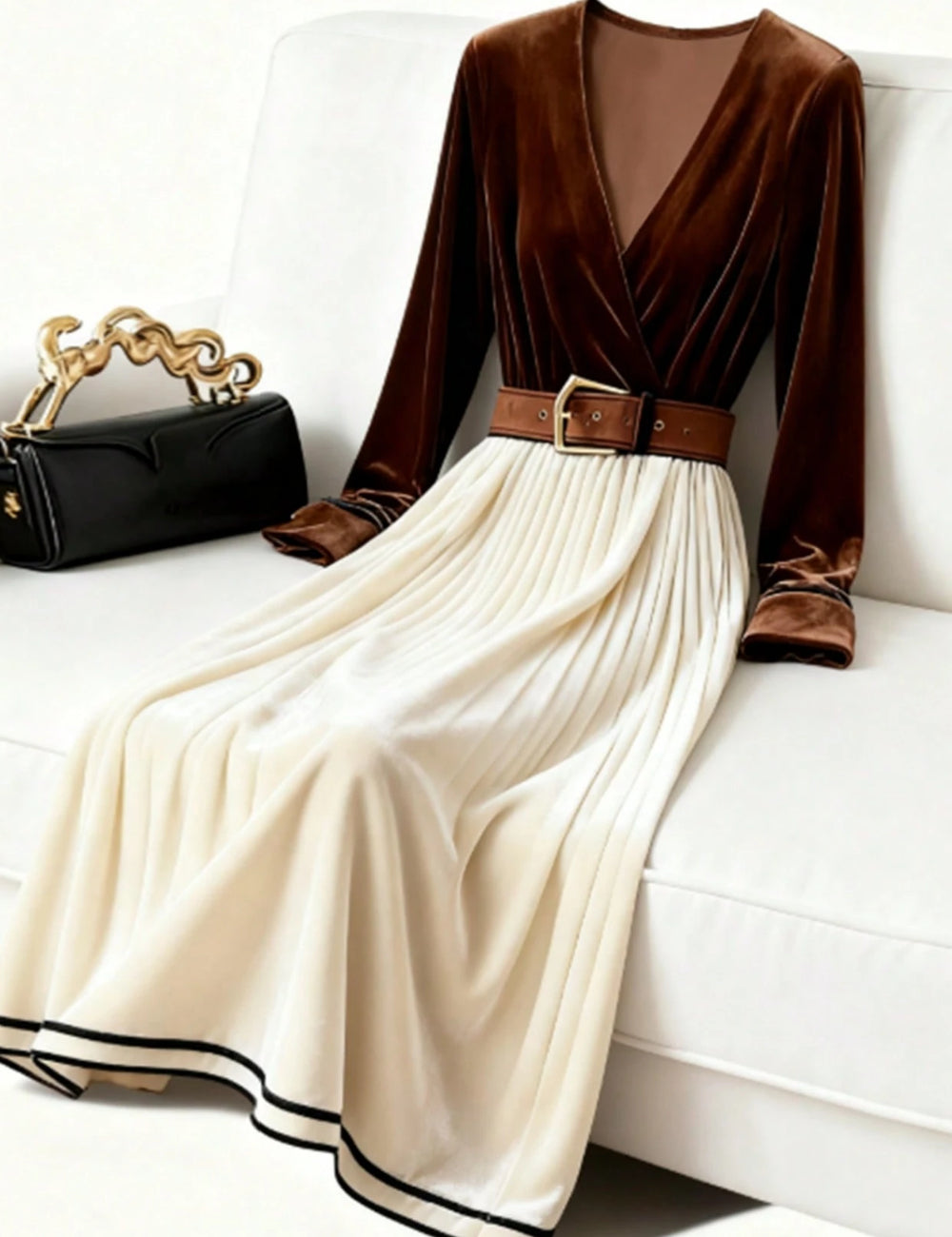 Rochie maxi Shein, mix culori