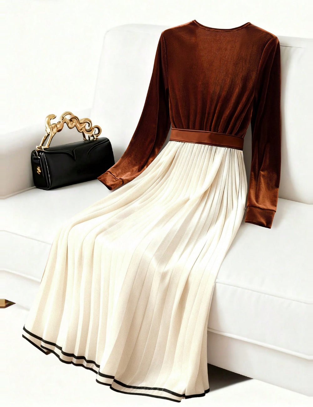 Rochie maxi Shein, mix culori