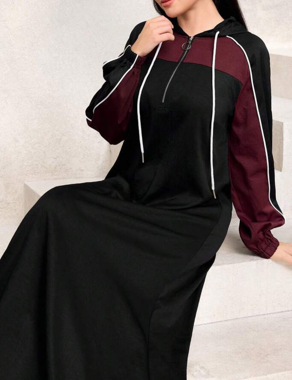 Shein maxi ruha, mix színek