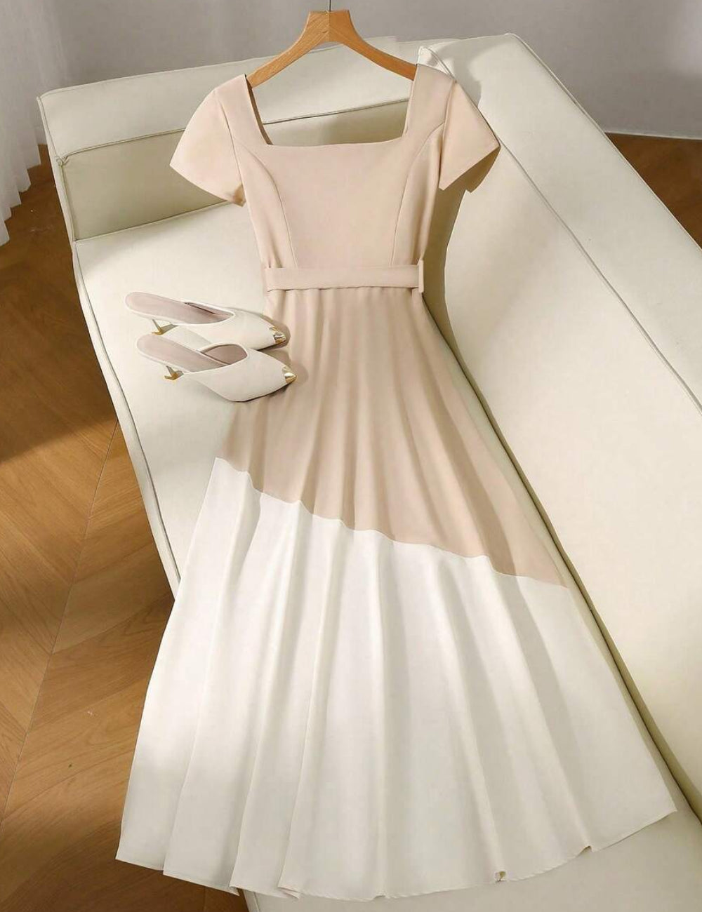 Rochie maxi Shein, mix culori