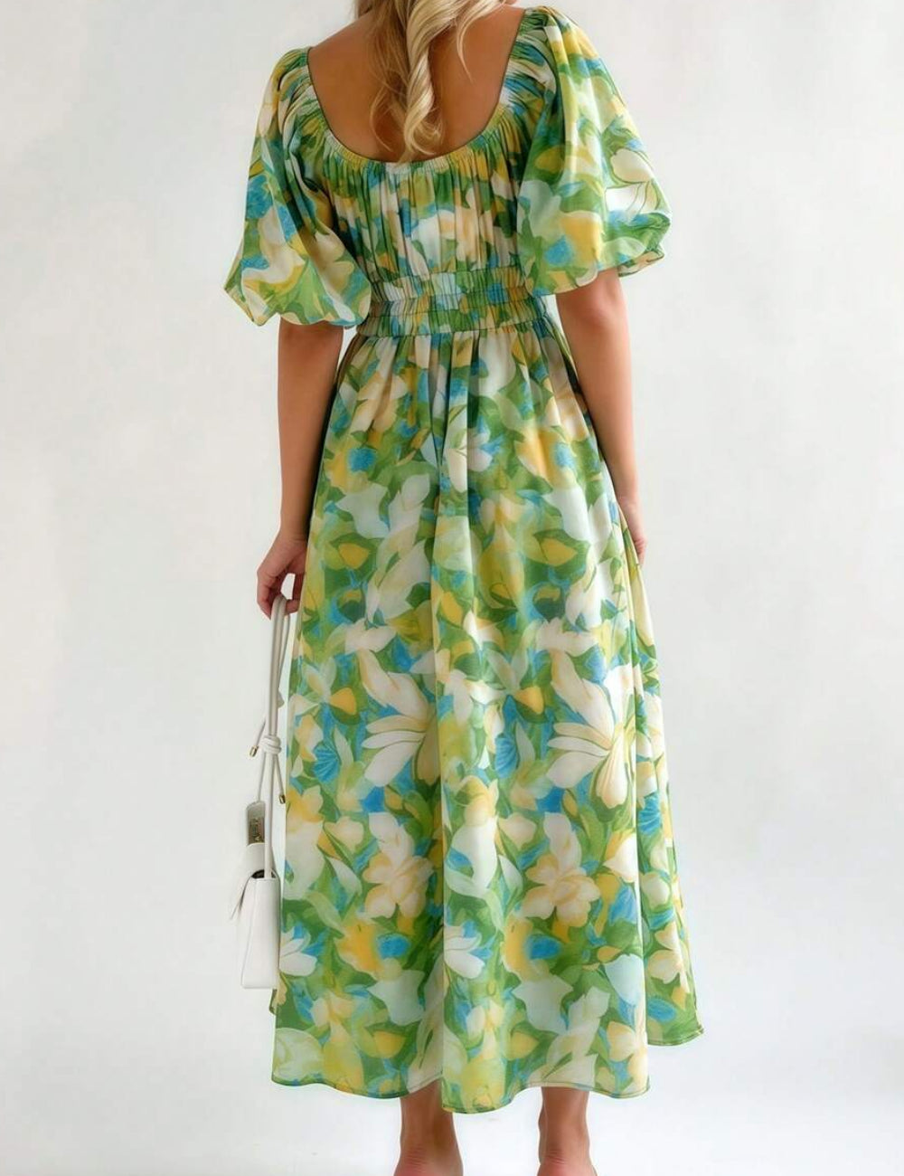 Rochie maxi Shein, mix culori