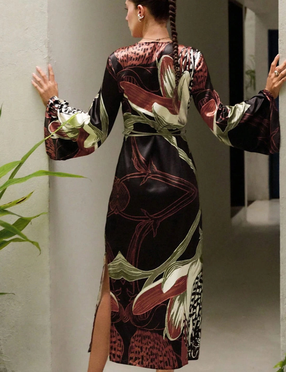 Rochie maxi Shein, mix culori