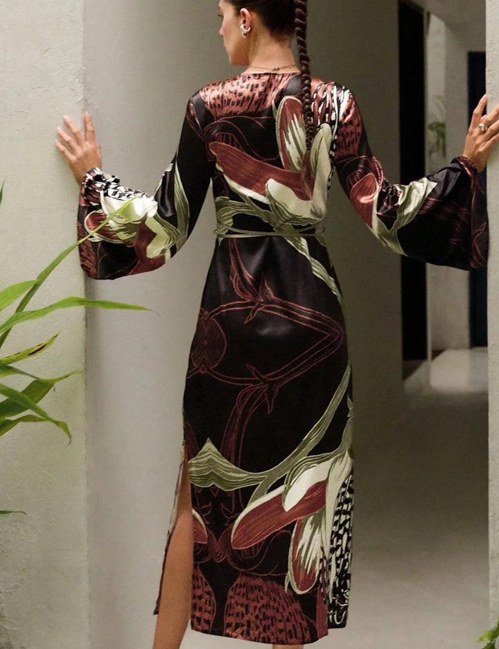 Rochie maxi Shein, mix culori