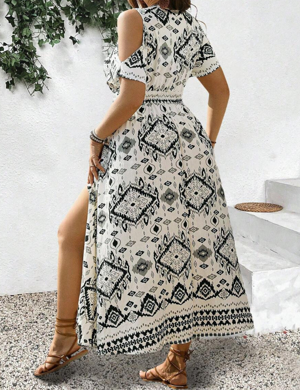 Rochie maxi Shein, mix culori