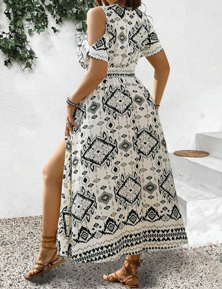 Rochie maxi Shein, mix culori