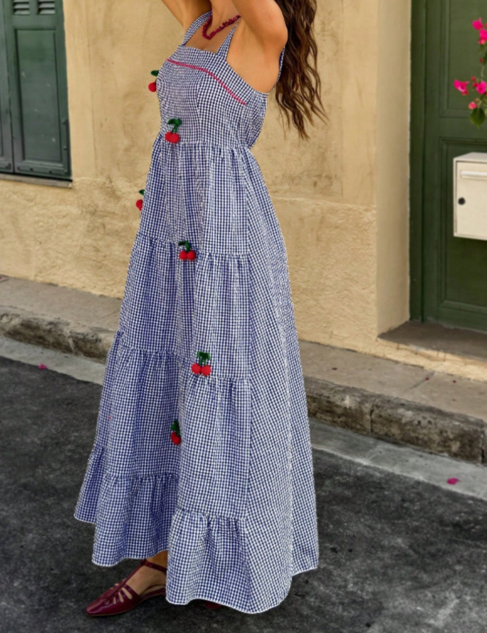 Rochie maxi Shein, mix culori