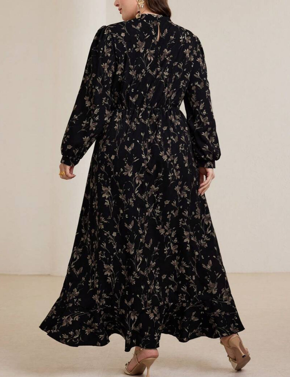 Shein Curve+ maxi ruha, vegyes színek