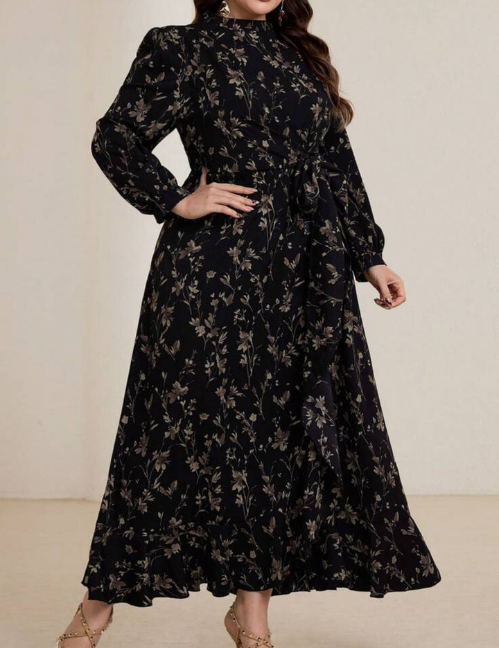 Shein Curve+ maxi ruha, vegyes színek
