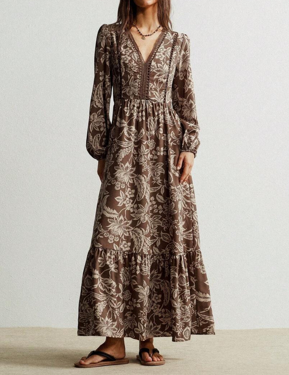 Rochie maxi Shein Curve+, mix culori