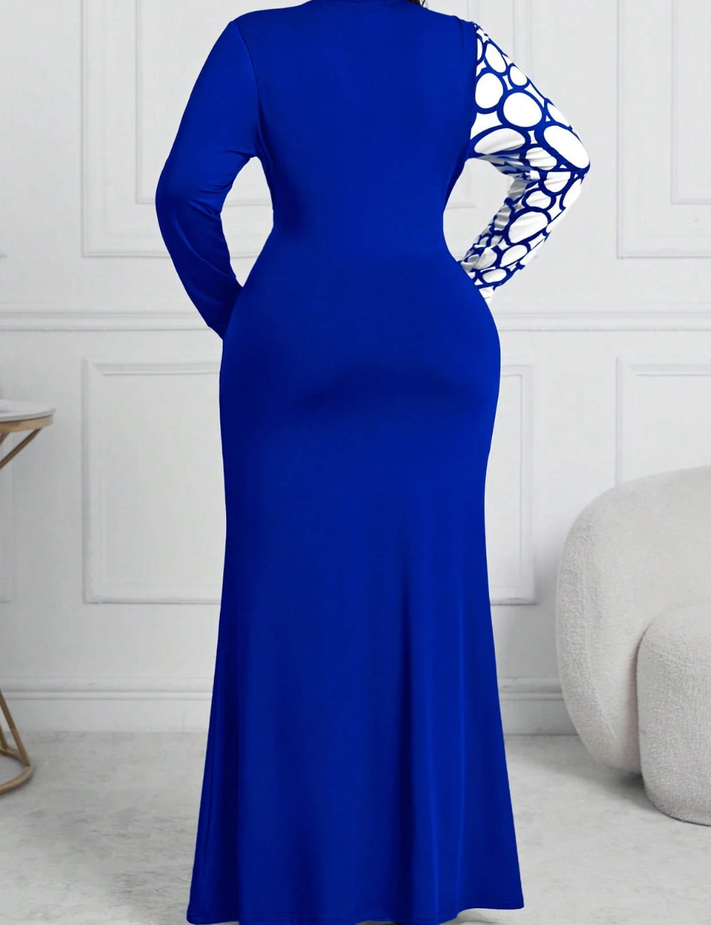 Rochie maxi Shein Curve+, mix culori