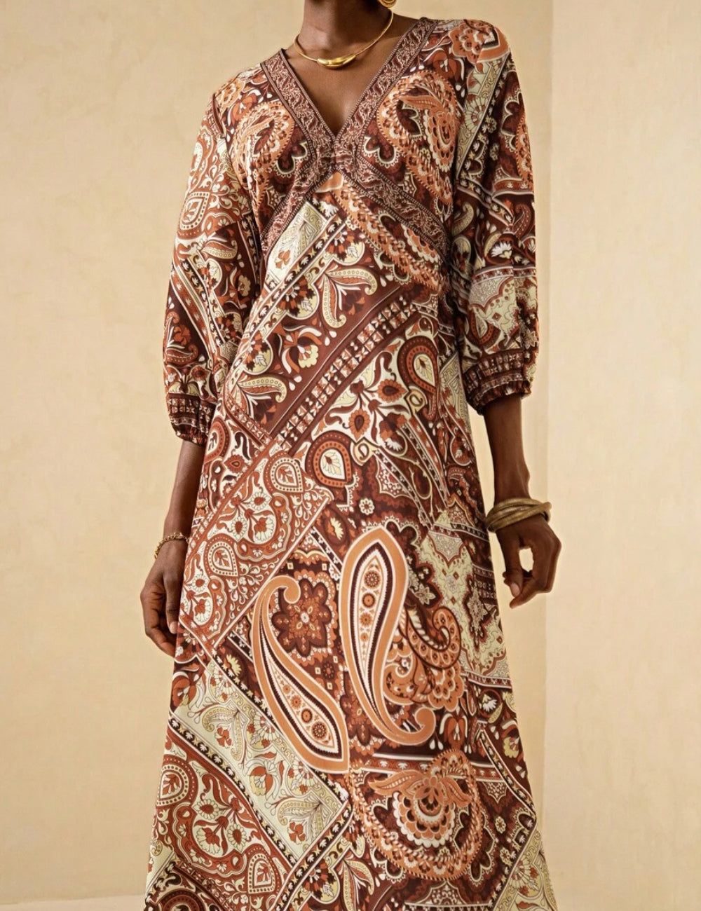 Rochie maxi Shein, mix culori