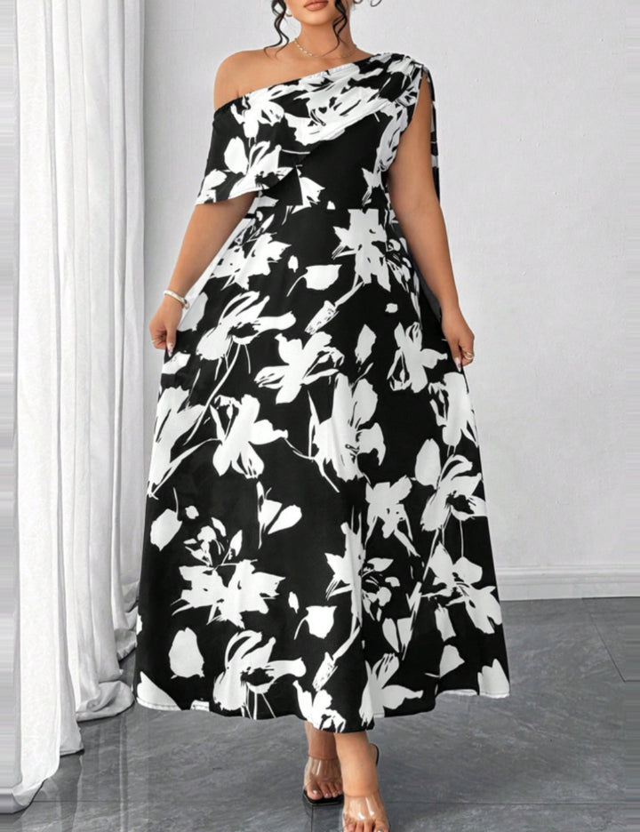 Rochie maxi SHEIN, mix culori