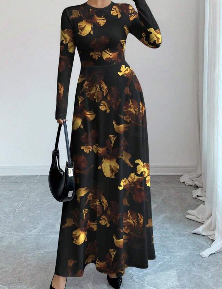 Rochie maxi Shein, mix culori
