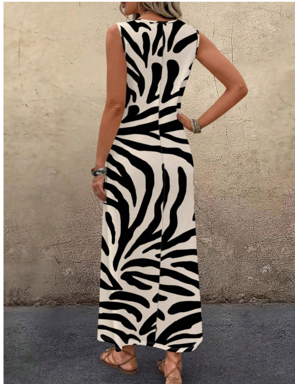 Rochie maxi Shein Curve+, mix culori