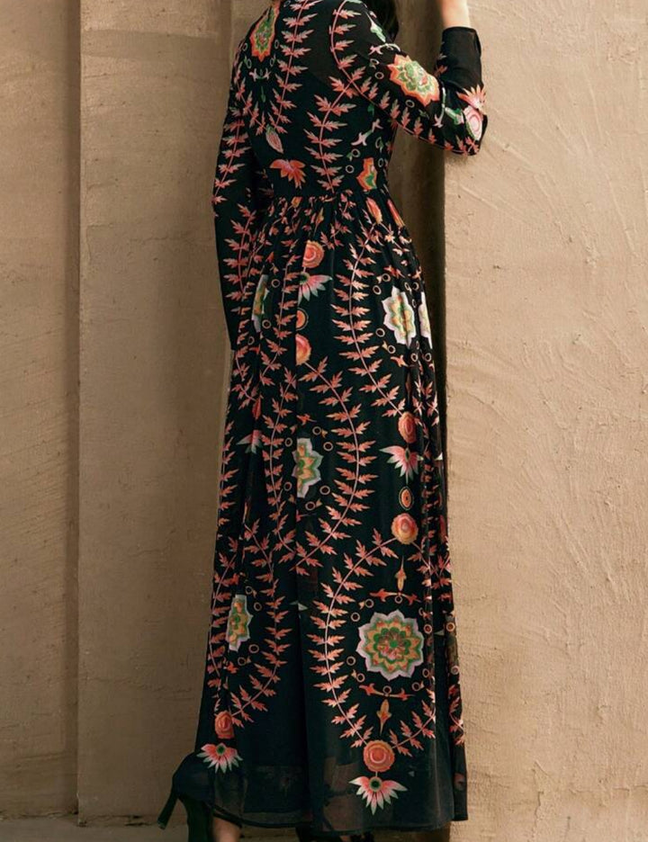 Rochie maxi Shein, mix culori
