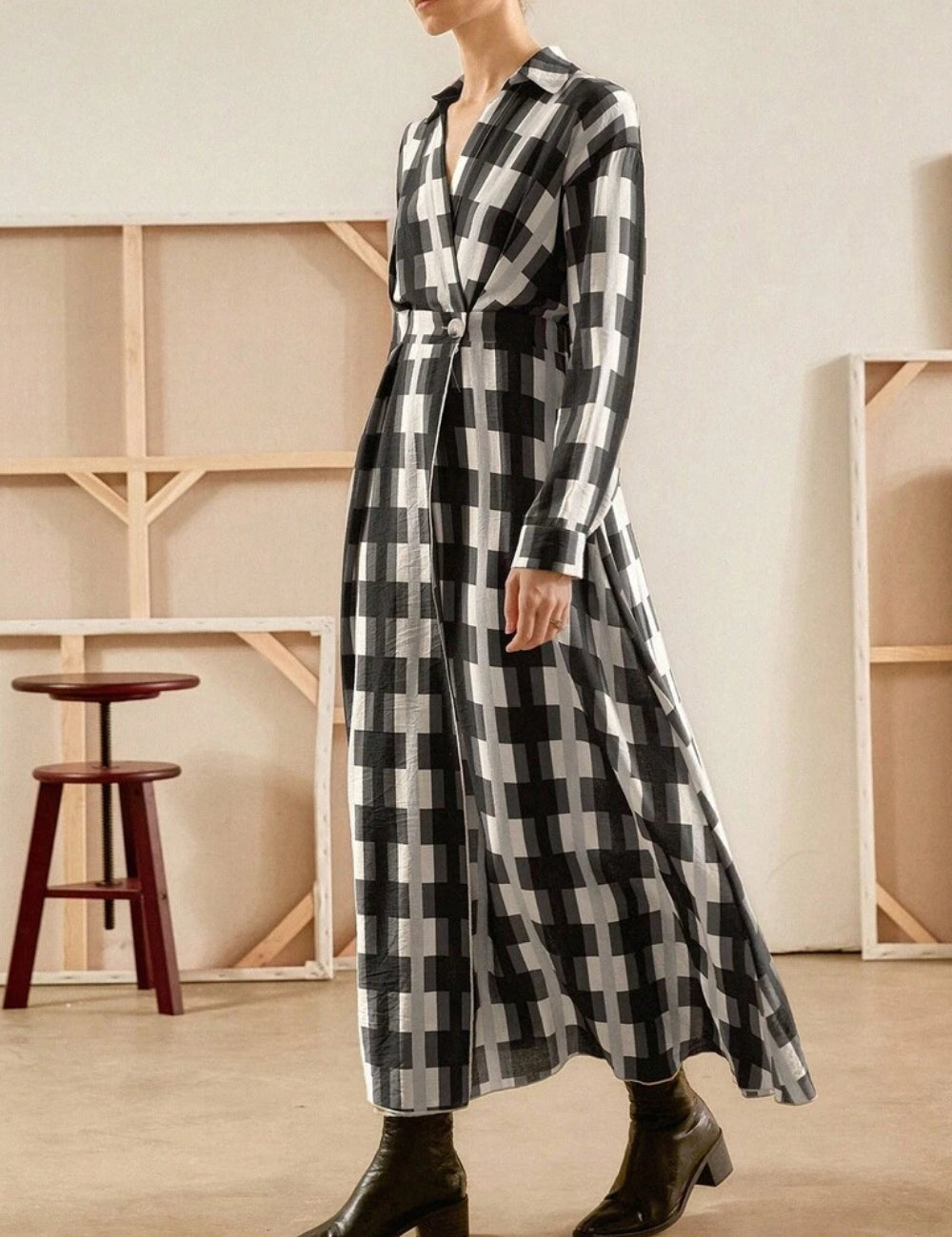 Rochie maxi Shein, mix culori