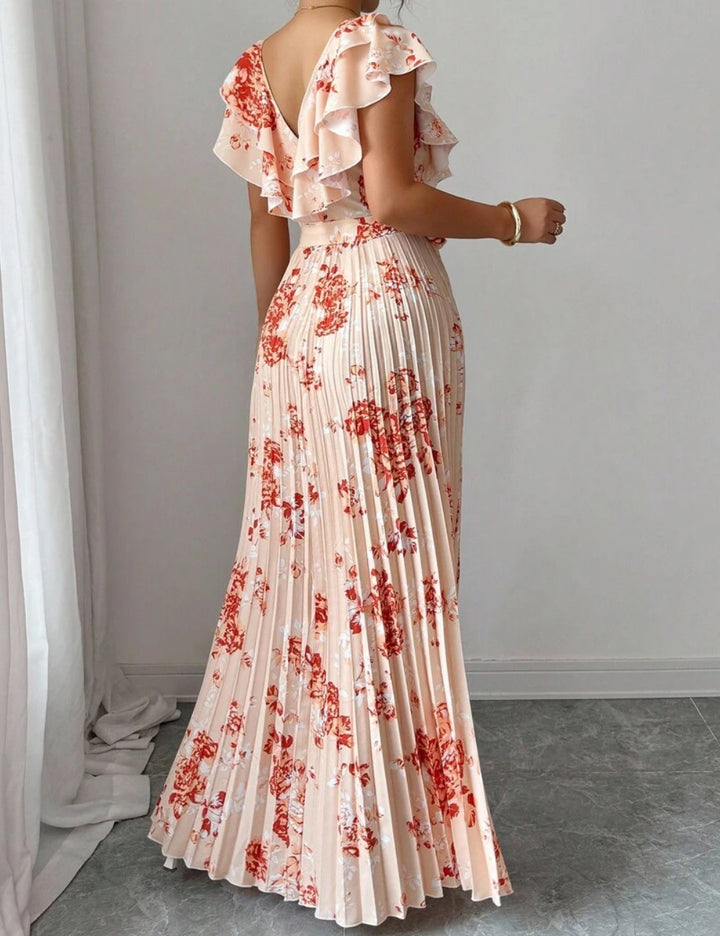 Rochie maxi Shein, mix culori