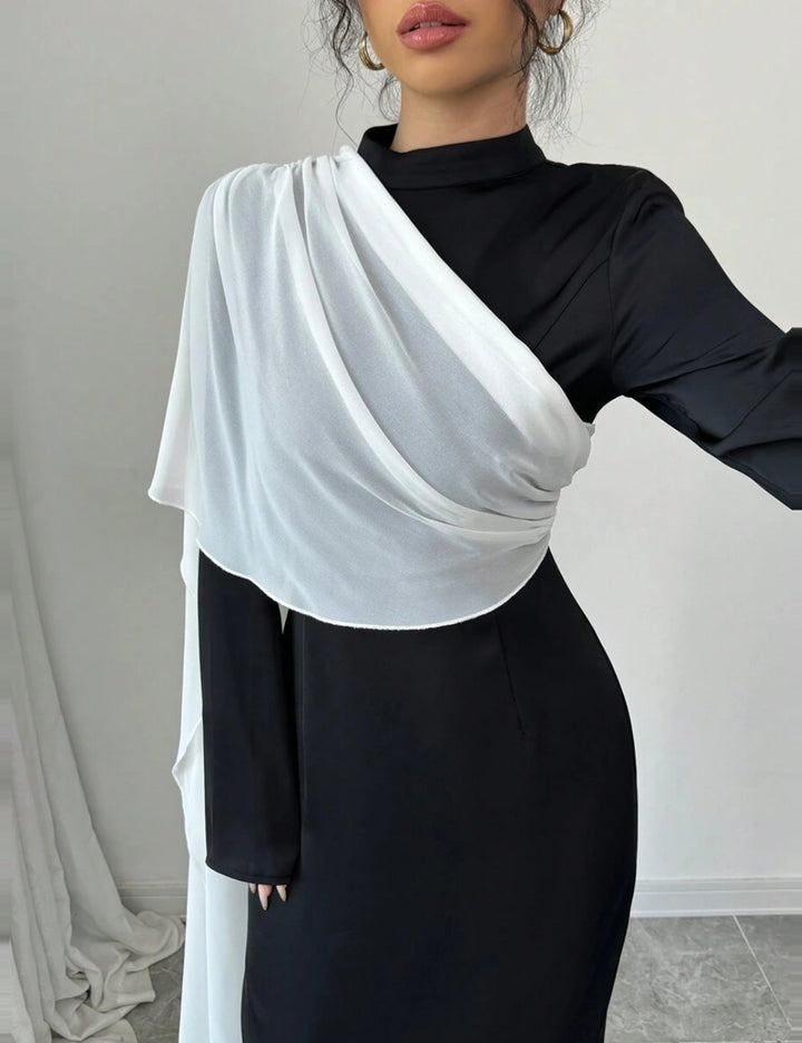 Rochie maxi Shein, mix culori