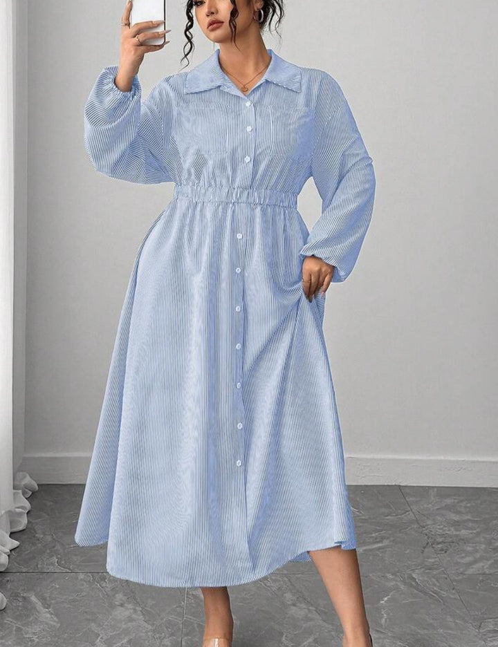 Rochie maxi Shein Curve+, mix culori