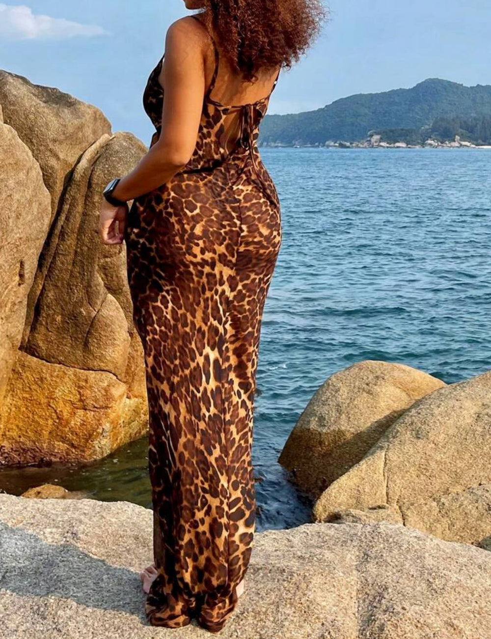 Rochie maxi Shein, mix culori