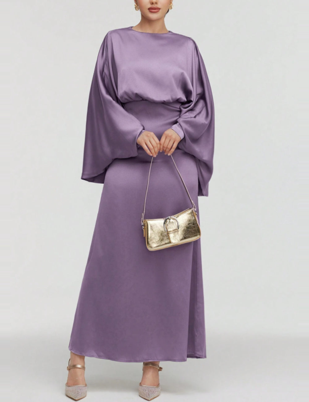 Rochie de ocazie Shein, mov