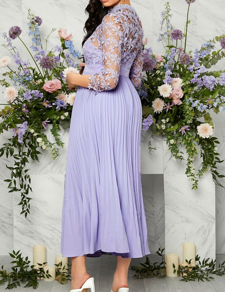 Shein maxi ruha, lila