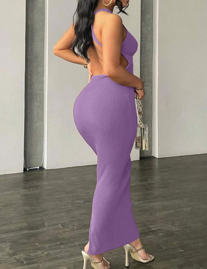 Shein lila maxi ruha