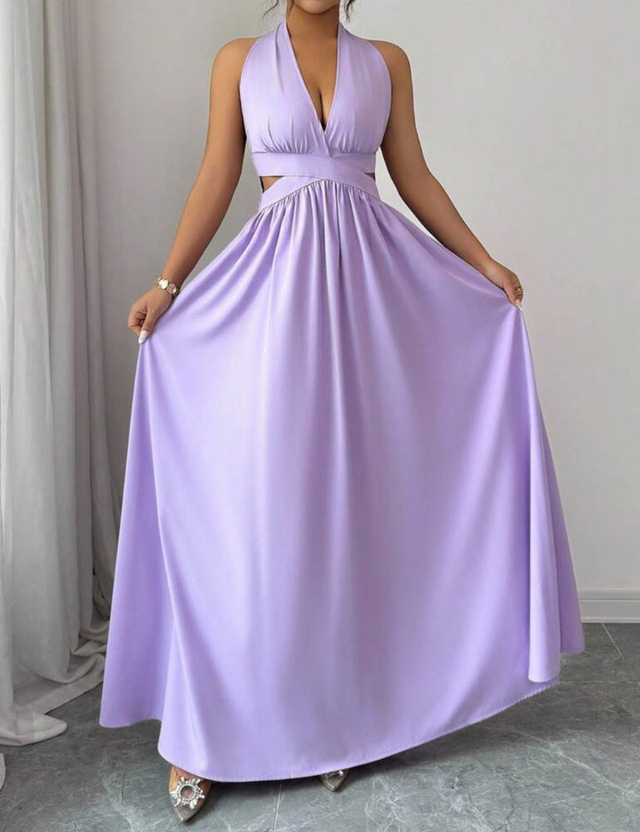 Shein maxi ruha, lila