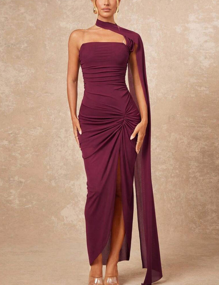 Shein maxi ruha, lila