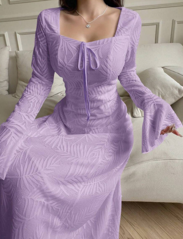 Shein maxi ruha, lila