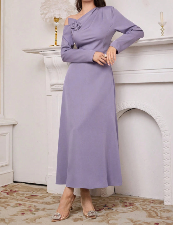 Shein maxi ruha, lila