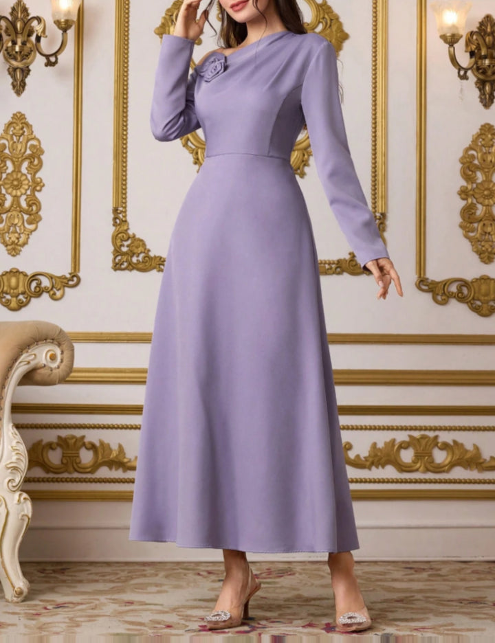 Shein maxi ruha, lila