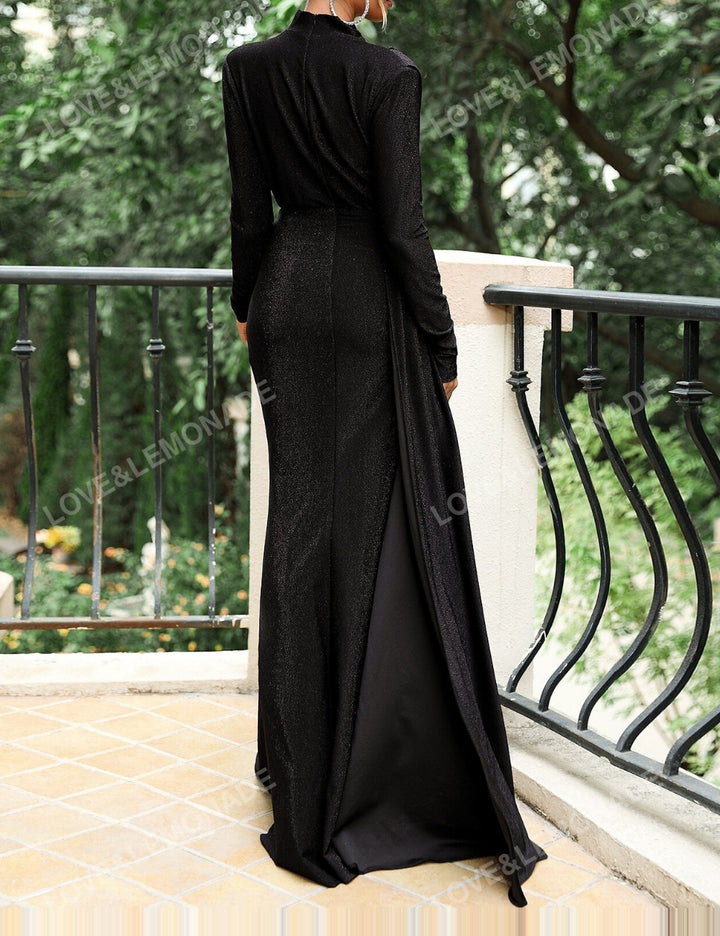 Shein maxi ruha, fekete