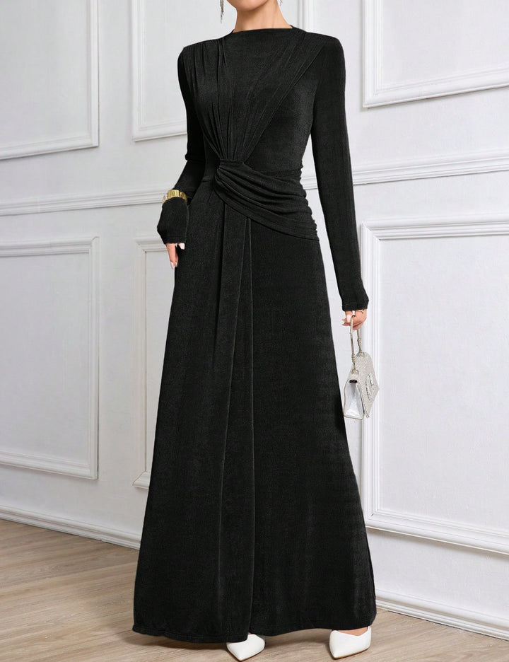 Shein maxi ruha, fekete