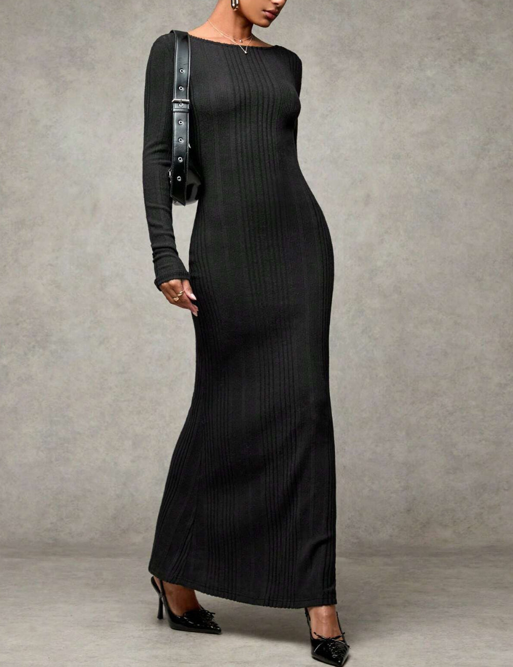 Shein maxiruha, fekete