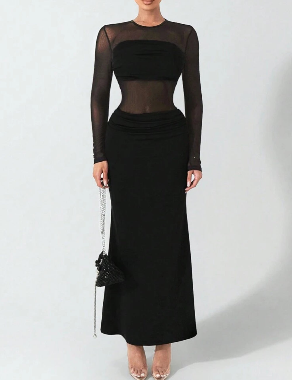 Rochie maxi Shein, negru